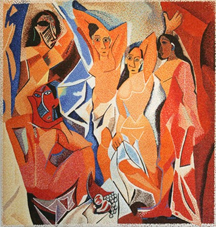 Demoiselles di Picasso (specchiato) 